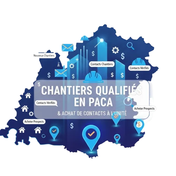 Région PACA avec chantiers qualifiées